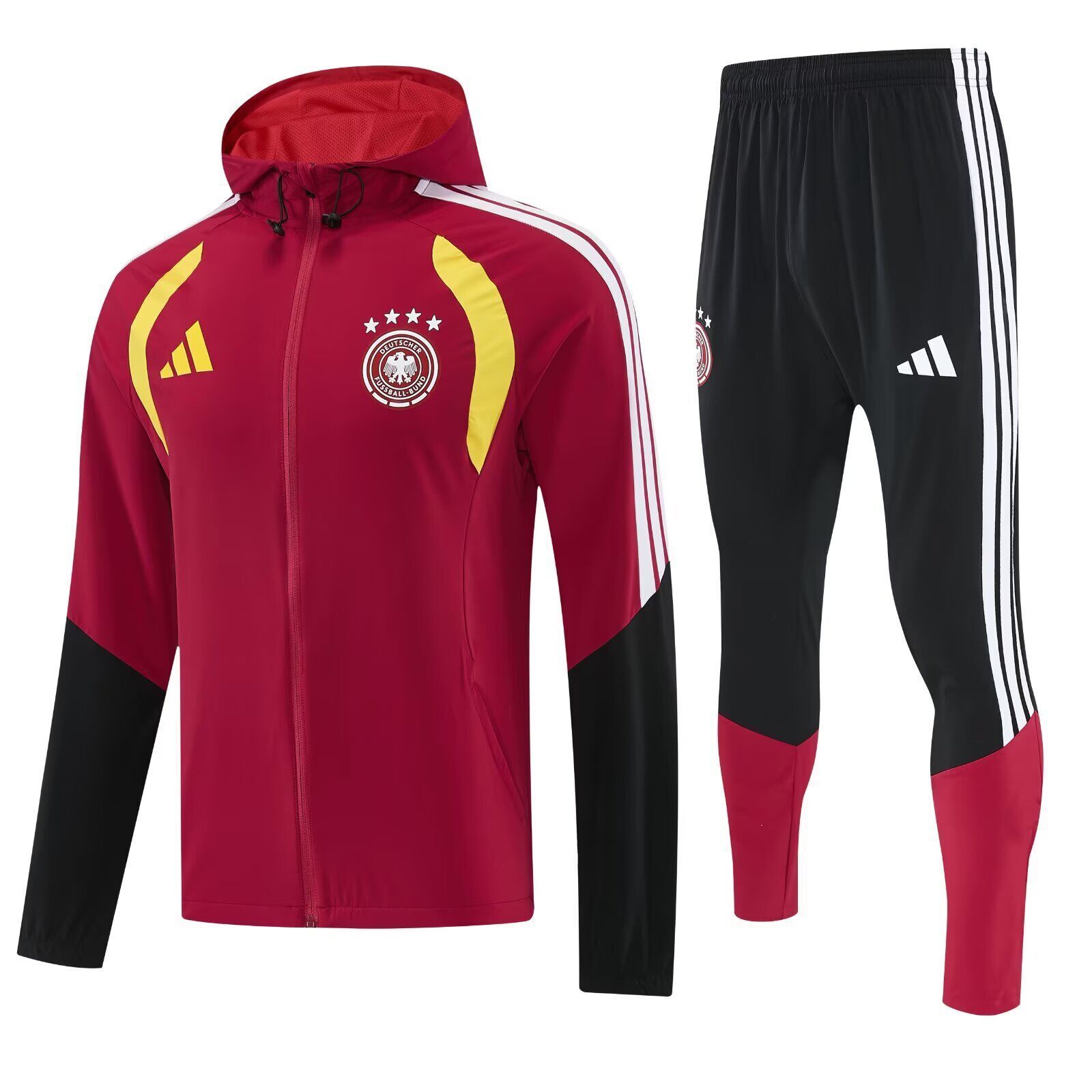 AAA Quality Germany 24/25 Windcoat Hoodie Tracksuit - Red